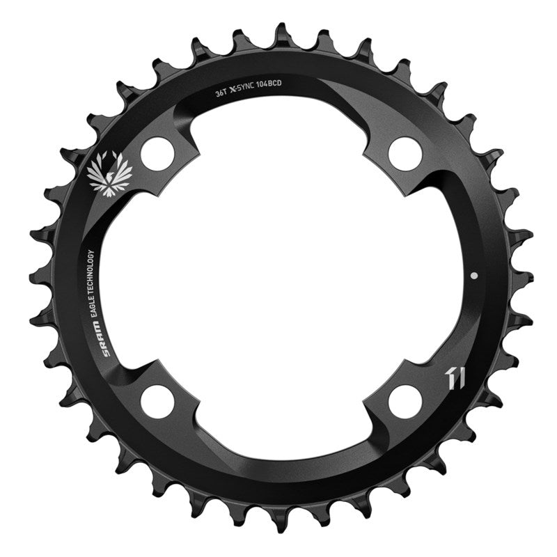 SRAM Chain Ring X-SYNC 2 38T 104 BCD CNC Aluminum Eagle Black