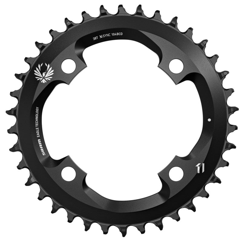 SRAM Chain Ring X-SYNC 2 38T 104 BCD CNC Aluminum Eagle Black