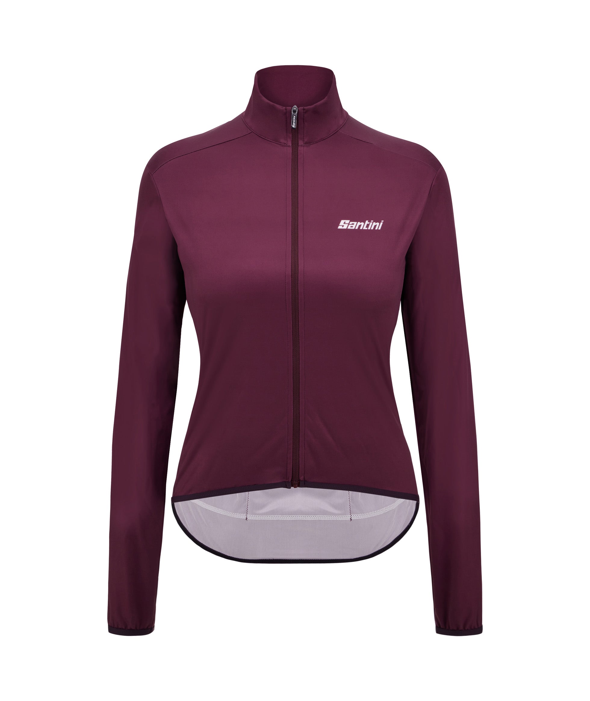 Santini Nebula 3W Women's Wind Breaker Jacket - Maroon