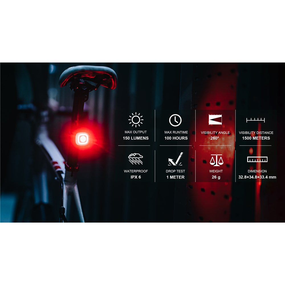 Magicshine Seemee 150 V2 Rear Bike Light With Ambient Light Sensor