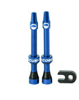 CushCore Tubeless Valves (pair) Blue - 55mm
