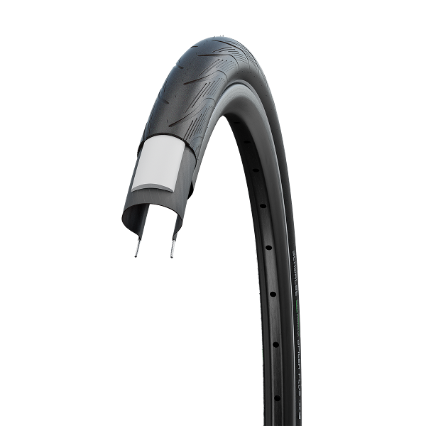 Schwalbe Spicer Plus 700 x 38C Puncture Guard Active Line Reflective Sidewall E-25 Green Compound
