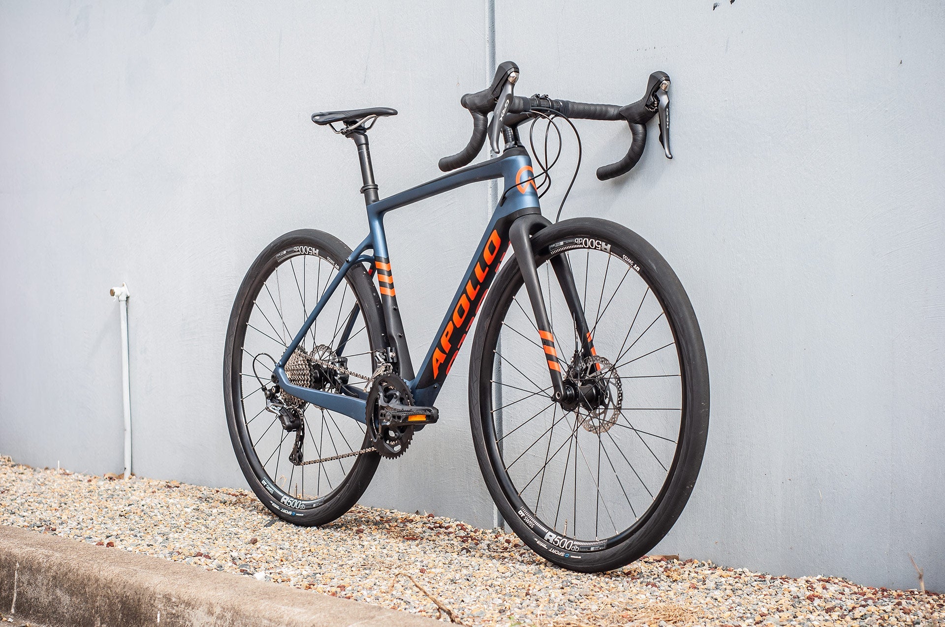 Apollo Scout 30 Road Bike Extra Large - Matte Slate/Black/Orange