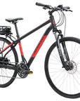 Apollo Eon Commuter 10 Men's E-Bike - Matte Black/Red