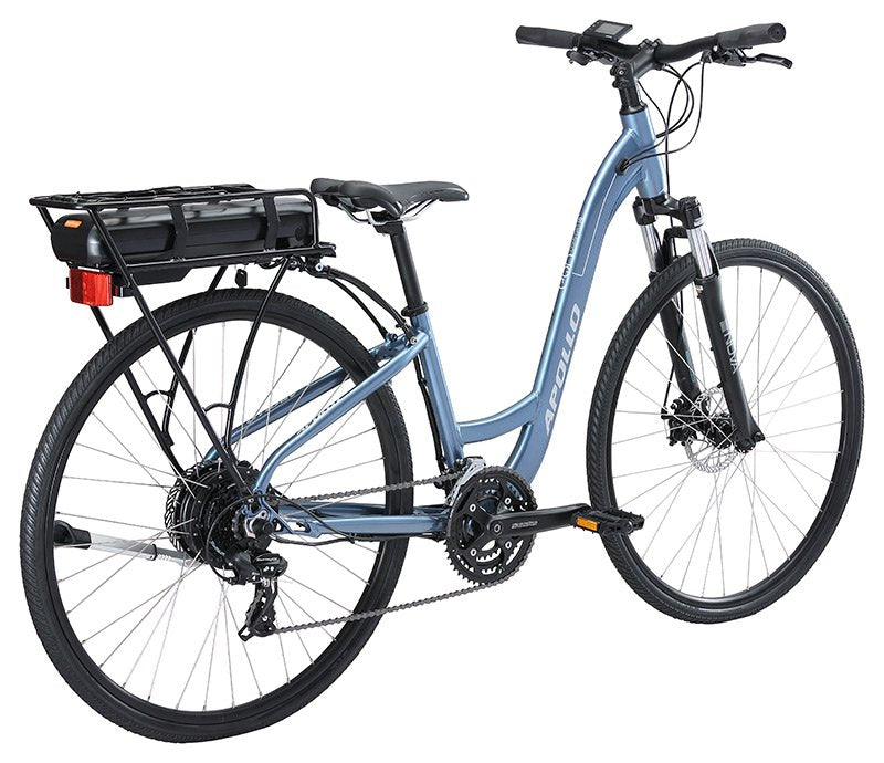 Apollo Eon Comfort 10 Ladies E-Bike - Gloss Slate/Chrome