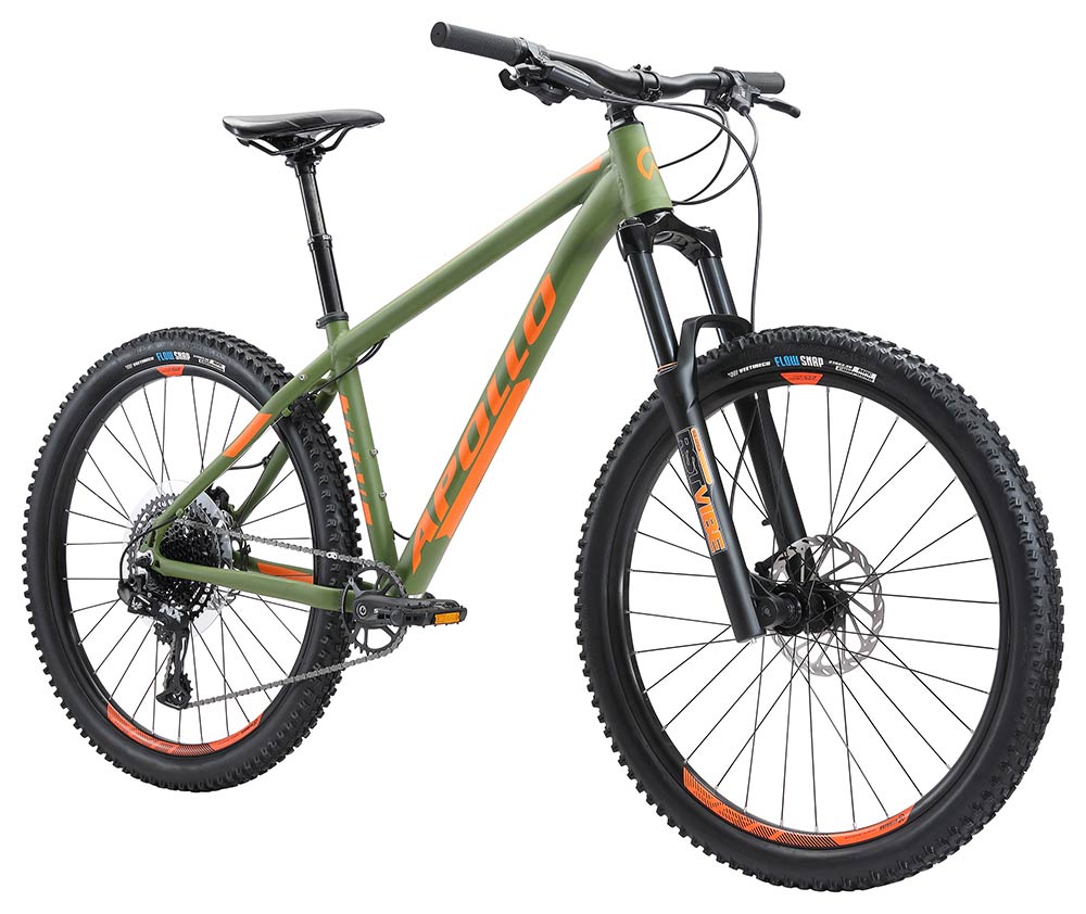 Apollo Trail 30 27.5 MTB Large - Matte Green/Lime