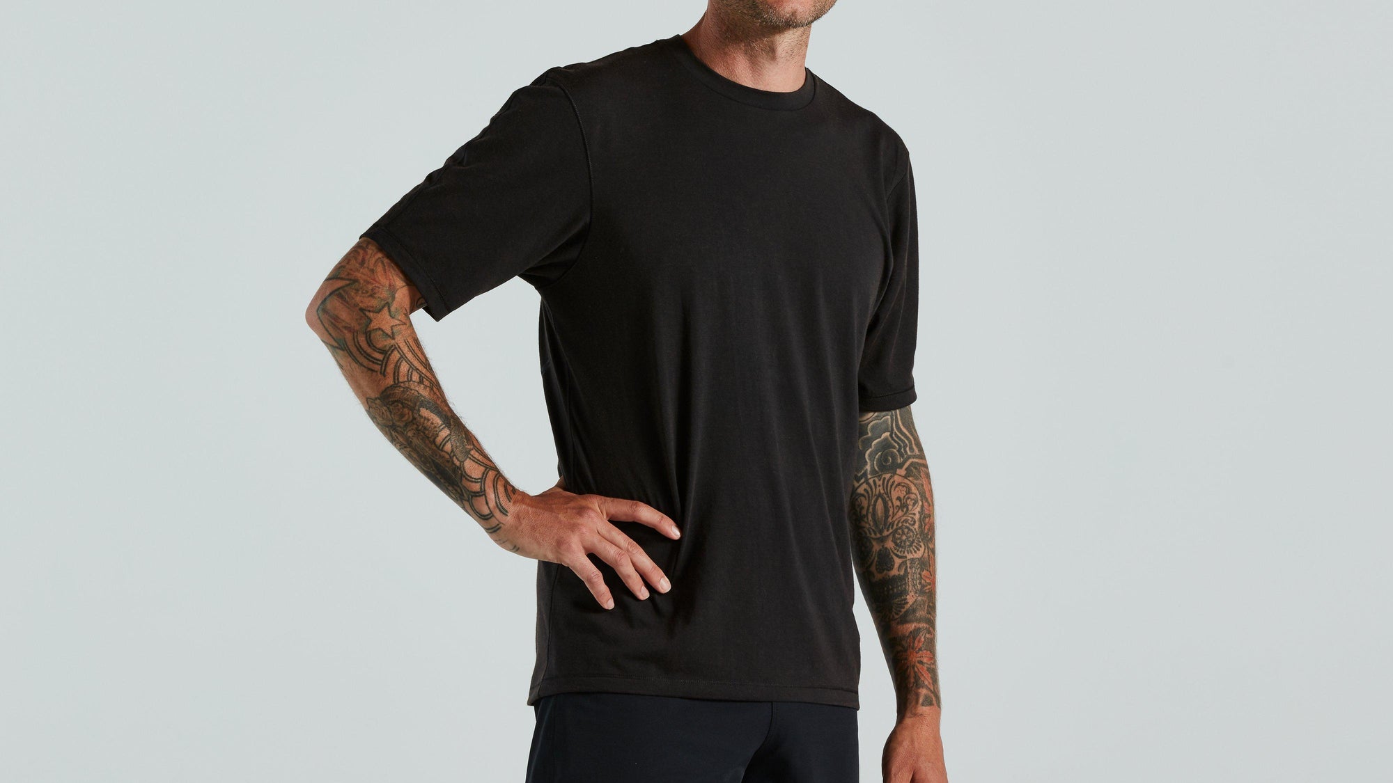 Specialized Men's Trail Mineral Wash Short Sleeve Jersey - Black