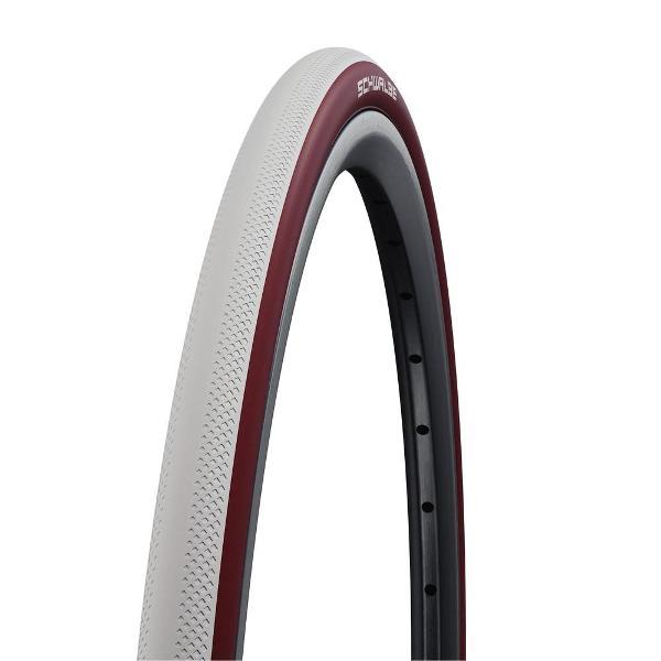 Schwalbe Wheelchair Dunk King 700 x 25C (25-622) Evolution Line White/Bordeaux Colour