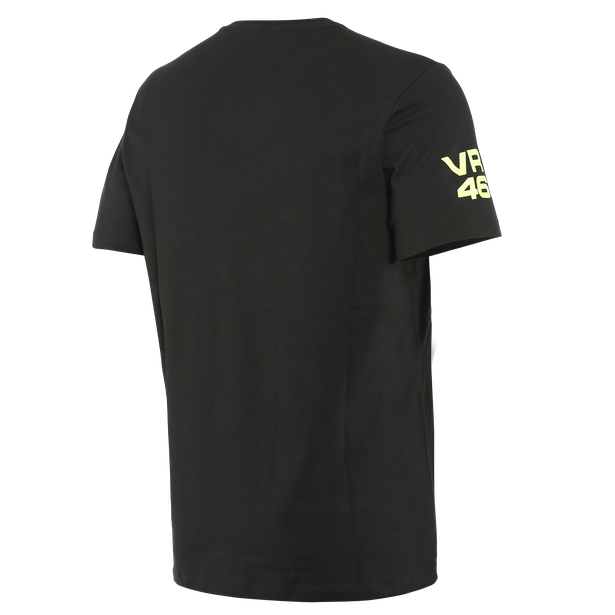 Dainese Vr46 Pit Lane T-Shirt - Black/Fluro-Yellow
