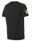 Dainese Vr46 Pit Lane T-Shirt - Black/Fluro-Yellow