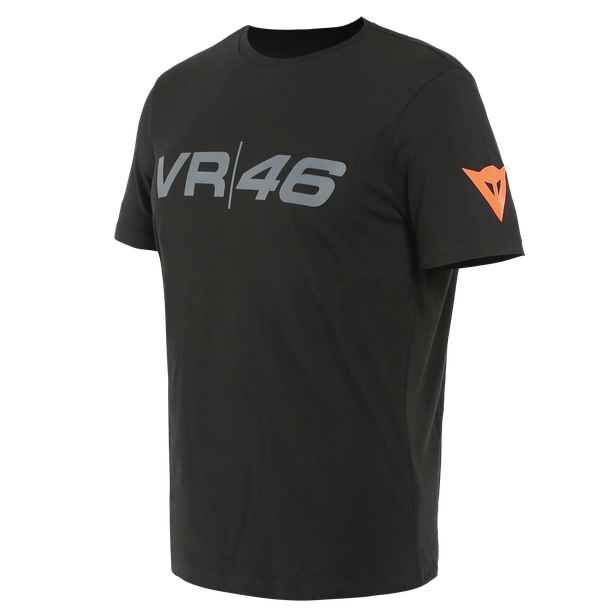 Dainese Vr46 Pit Lane T-Shirt - Black/Fluro-Yellow