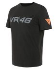 Dainese Vr46 Pit Lane T-Shirt - Black/Fluro-Yellow