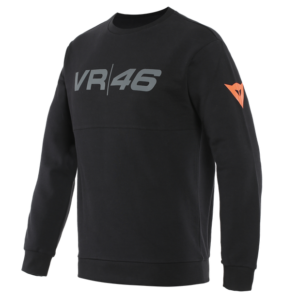 Dainese VR46 Team Sweatshirt - Black/Fluro-Yellow