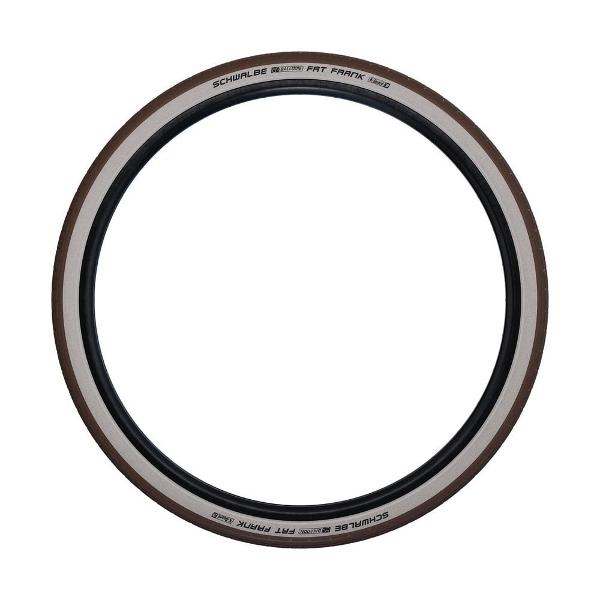 Schwalbe Fat Frank 26 x 2.35" Kevlar Guard Brown/Whitewall Reflective