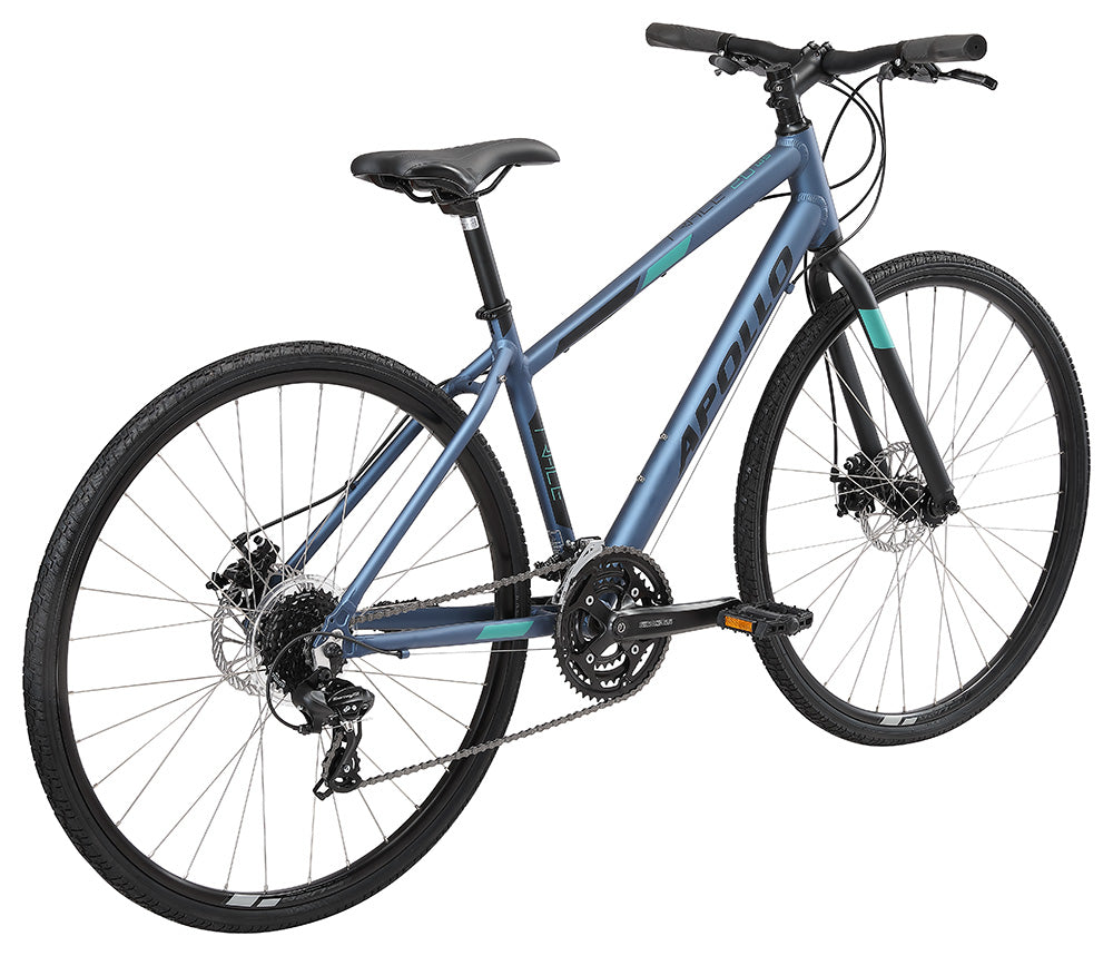 Apollo Trace 20 Women's Urban Bike Extra Small - Matte Slate/Black/Turquoise