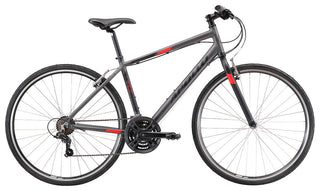 Apollo Trace 10 Urban Bike Medium - Matte Charcoal/Black/Red