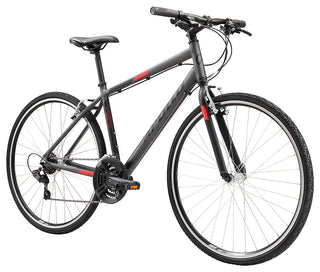 Apollo Trace 10 Urban Bike Large - Matte Charcoal/Black/Red