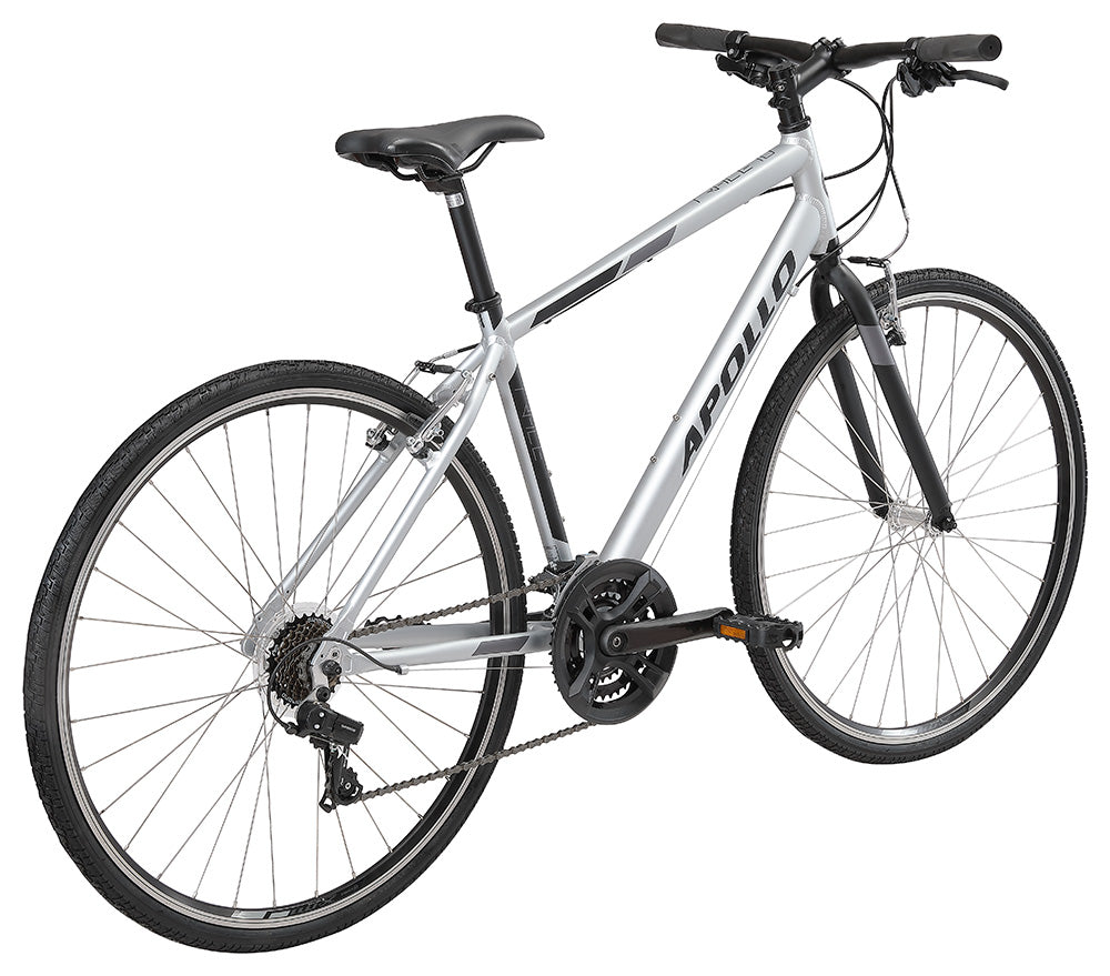 Apollo Trace 10 Urban Bike Small - Matte Silver/Black