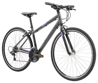 Apollo Trace 10 Women's Urban Bike Medium - Matte Charcoal/Black/Lavender