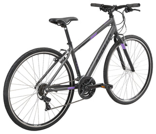 Apollo Trace 10 Women's Urban Bike Medium - Matte Charcoal/Black/Lavender