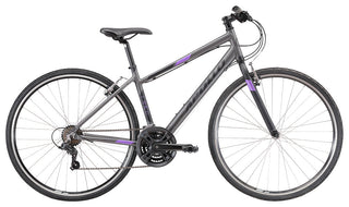 Apollo Trace 10 Women's Urban Bike Small - Matte Charcoal/Black/Lavender