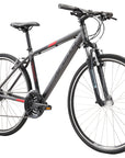 Apollo Transfer 10 Urban Bike Extra Large - Matte Charcoal/Black/Red