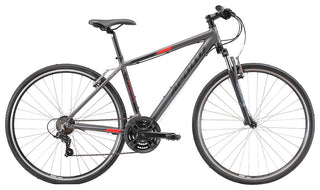 Apollo Transfer 10 Urban Bike Extra Large - Matte Charcoal/Black/Red