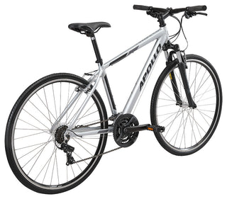 Apollo Transfer 10 Urban Bike Medium - Matte Silver/Black