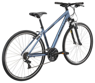 Apollo Transfer 10 Women's Urban Bike Medium - Matte Slate/Black/Ice Blue
