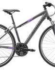 Apollo Transfer 10 Women's Urban Bike Medium - Matte Charcoal/Black/Lavender