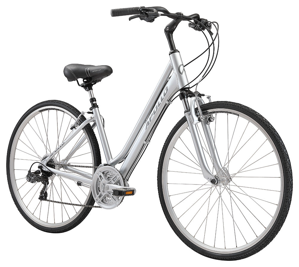 Apollo Shoreline Women's Urban Bike Medium - Gloss Silver