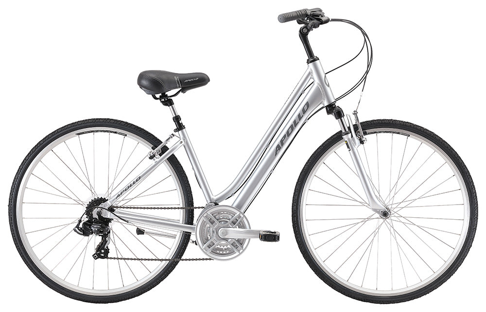 Apollo Shoreline Women's Urban Bike Medium - Gloss Silver