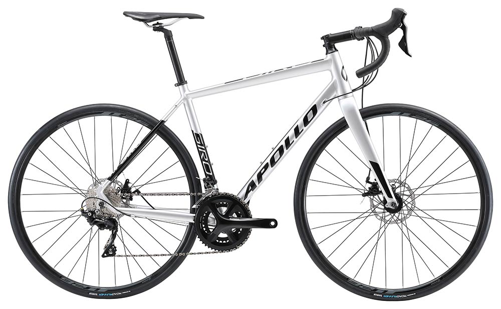 Apollo Giro 30 Road Bike Extra Large - Gloss Silver/Black