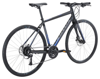 Apollo Exceed 20 Disc Urban Bike Large - Matte Black/Charcoal/Blue