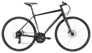 Apollo Exceed 10 Disc Urban Bike Small - Matte Black/Charcoal/Silver