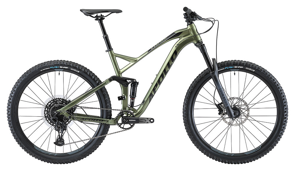 Apollo Trail Dual Suspension 10 27.5 MTB Medium - Gloss Green/Black