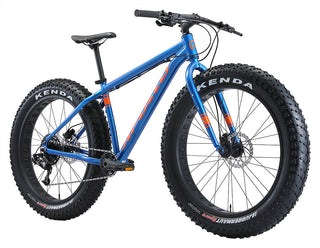 Apollo Stout 10 MTB Fatbike Small - Gloss Navy Blue/Orange
