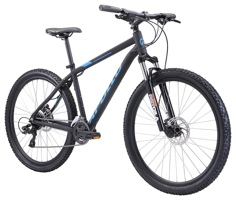 Apollo Aspire 30 MTB 27.5 Small - Matte Black/Blue