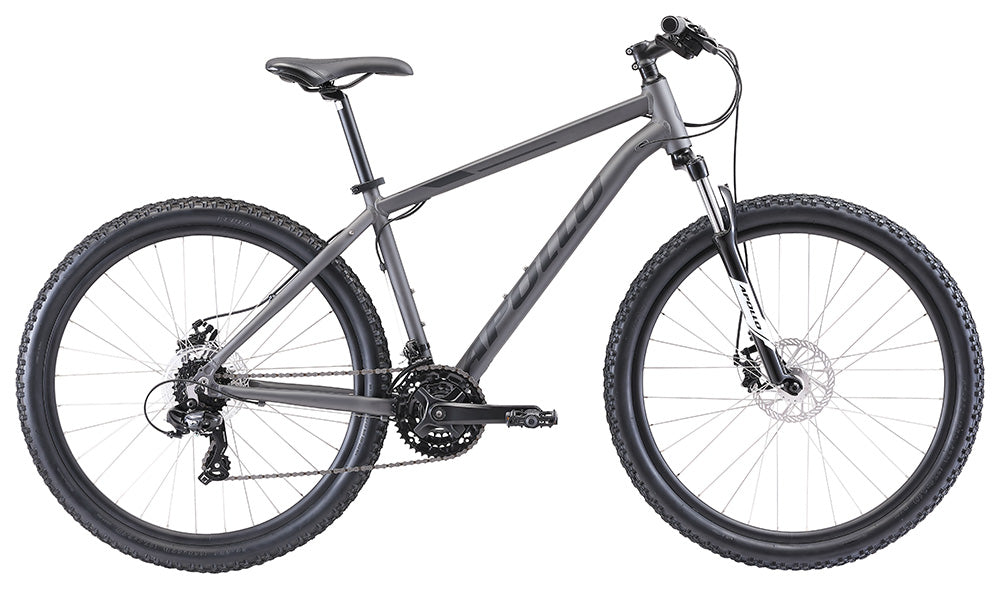 Apollo Aspire 20 MTB 27.5 Extra Small - Matte Charcoal/Black
