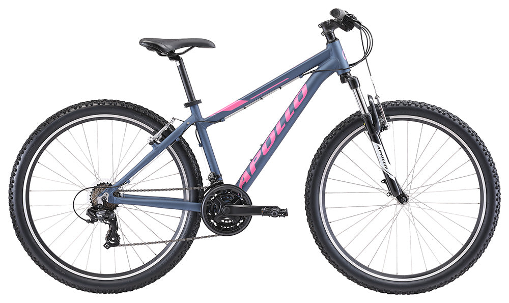 Apollo Aspire 10 WS 27.5 Extra Small - Matte Slate/Pink