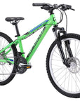 Apollo Panther 24 Inch Youth Bike - Gloss Green / Black / Blue