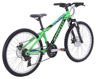 Apollo Panther 24 Inch Youth Bike - Gloss Green / Black / Blue