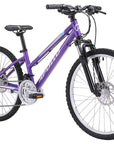 Apollo Verve 24 Inch Youth Bike - Gloss Purple/Silver/Sky Blue