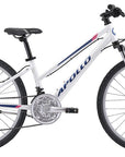 Apollo Verve 24 Inch Youth Bike - Gloss White/Navy Blue/Pink