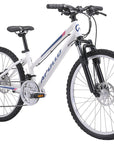 Apollo Verve 24 Inch Youth Bike - Gloss White/Navy Blue/Pink