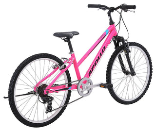 Apollo Paris 24 Youth Bike - Gloss Pink/Black/Blue