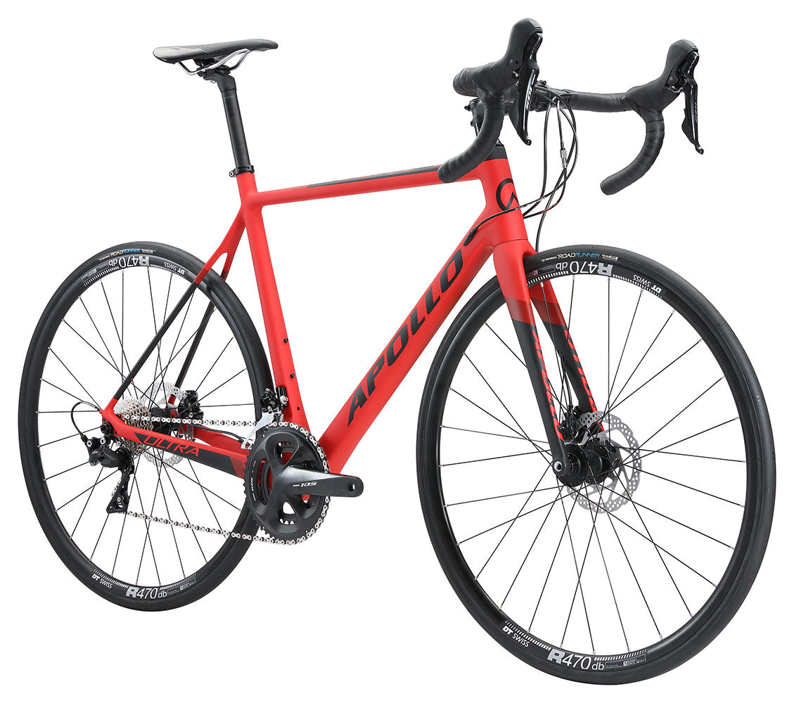 Apollo Ultra 10 Road Bike Small - Matte Red/Black