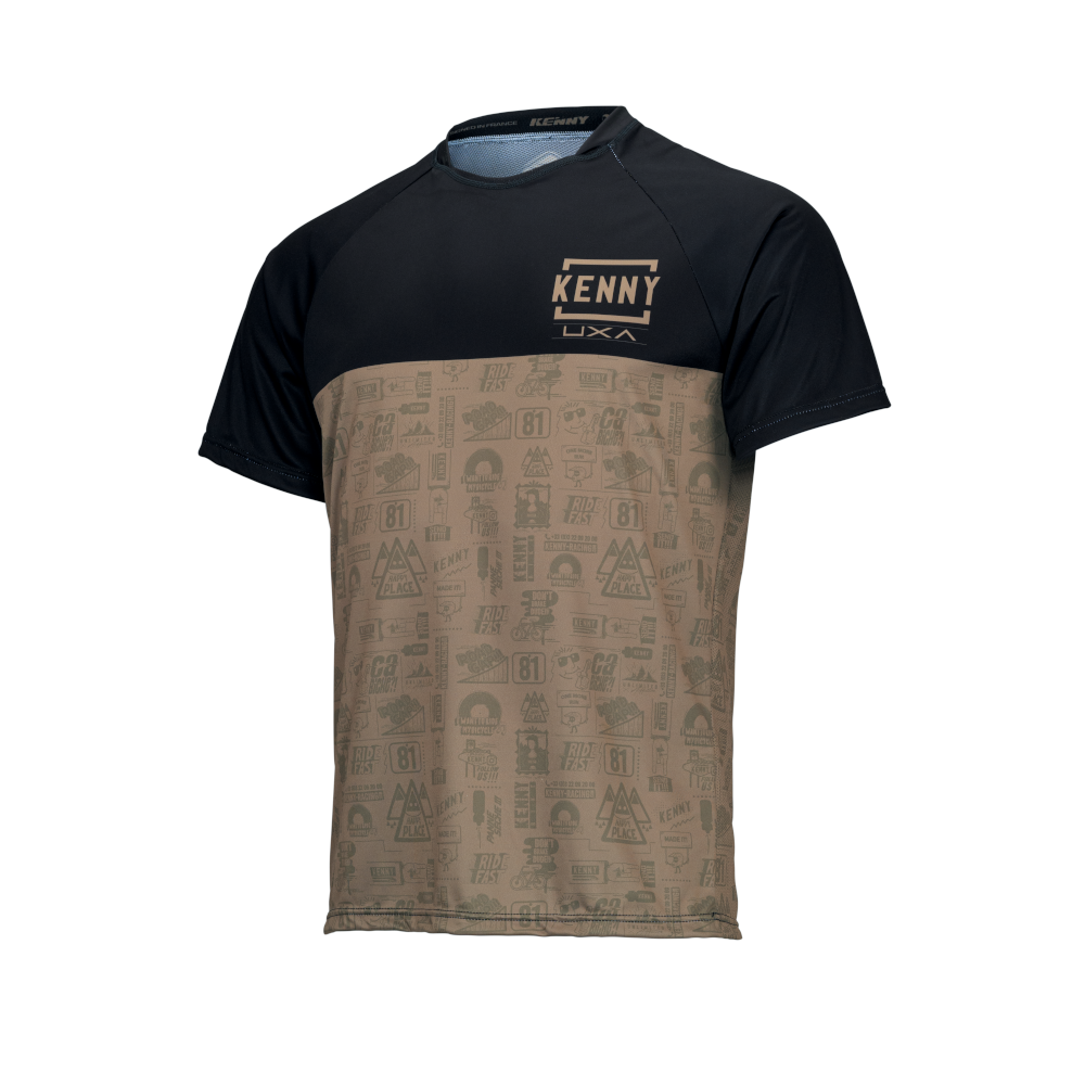 Kenny Racing Charger Short Sleeve Jersey - Khaki