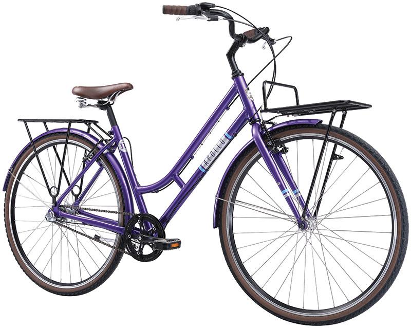 Apollo Mark II Women's Urban Bike Small - Purple/Silver/Blue