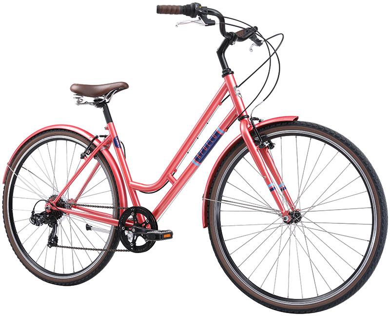 Apollo Mark II Women's Urban Bike Small - Peach/Navy Blue/Sky Blue